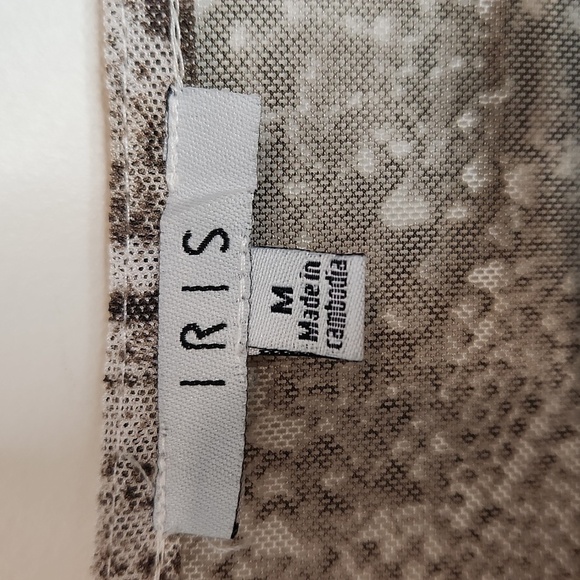 Iris‎ Snake Print Duster Women's Cardigan - Picture 4 of 6